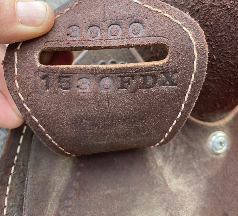 15” Fairely Used Burns saddle - Image 5